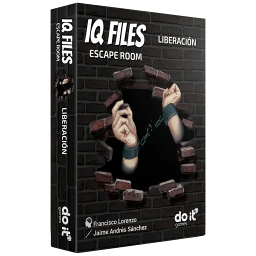 Caja del juego IQ Files: Escape Room – Liberación