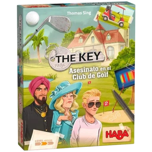 Caja del juego The Key: Asesinato en el Club de Golf