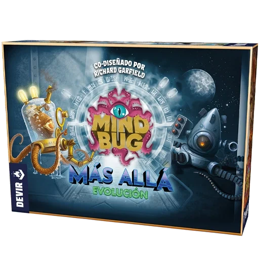 Caja del juego Mindbug: Más allá – Evolución