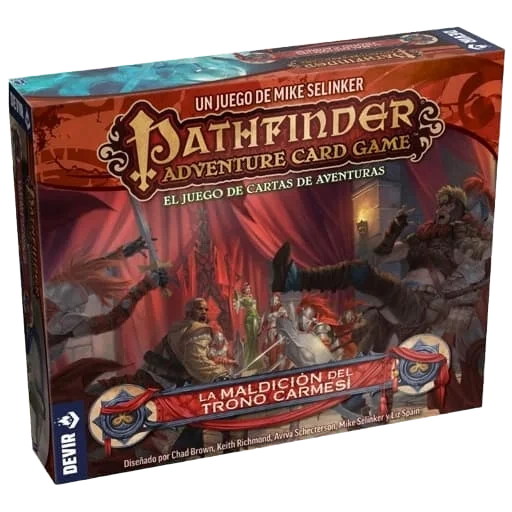 Caja del juego Pathfinder: El Juego de Cartas de Aventuras – La Maldición del Trono Carmesí