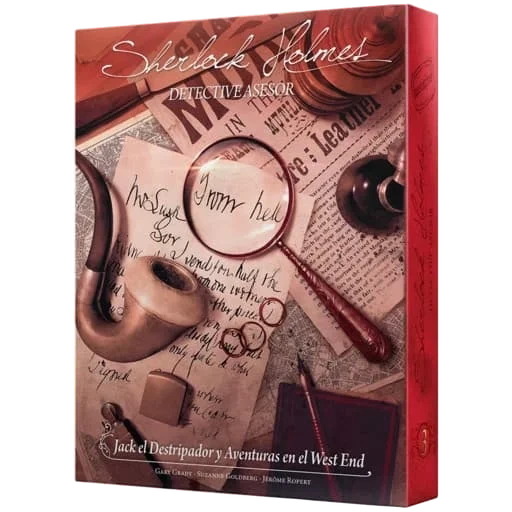 Caja del juego Sherlock Holmes Consulting Detective: Jack the Ripper & West End Adventures