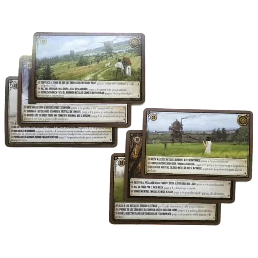 Caja del juego Scythe: Bonus Promo Pack – 6 Promo Encounter Cards numbers 37-42