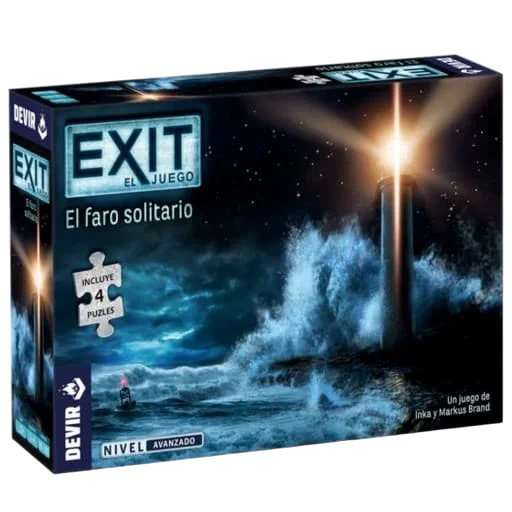 Caja del juego EXIT: The Game + Puzzle – The Deserted Lighthouse