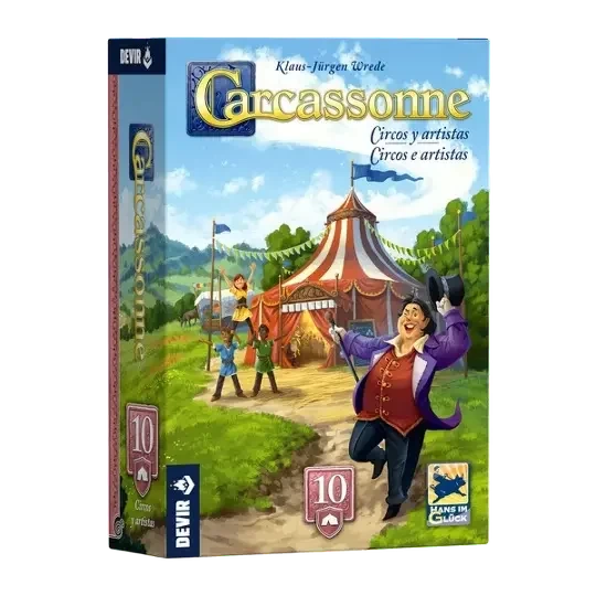 Caja del juego Carcassonne: Circus & Artists