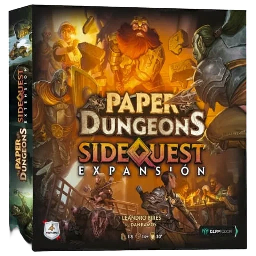 Caja del juego Paper Dungeons: Side Quest Expansión
