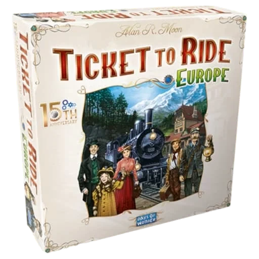 Caja del juego Ticket to Ride: Europe – 15th Anniversary