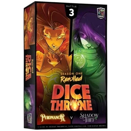 Caja del juego Dice Throne: Season One ReRolled – Pyromancer v. Shadow Thief