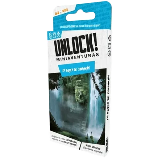 Caja del juego Unlock!: Miniaventuras – En busca de Cabrakán