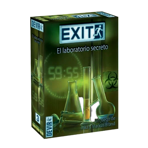 Caja del juego EXIT: El Juego – El laboratorio secreto