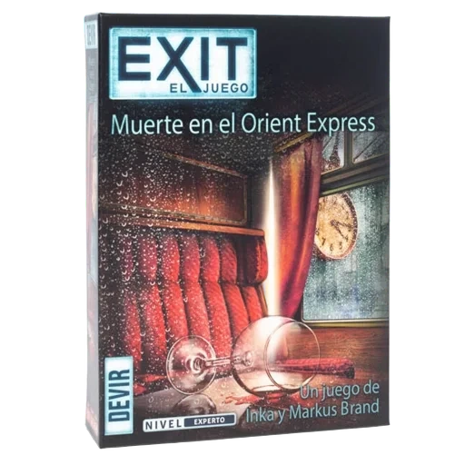 Caja del juego EXIT: El Juego – Muerte en el Orient Express