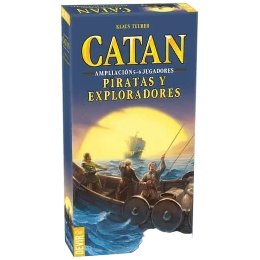 Caja del juego Catán: Piratas y Exploradores – Ampliación para 5 y 6 jugadores