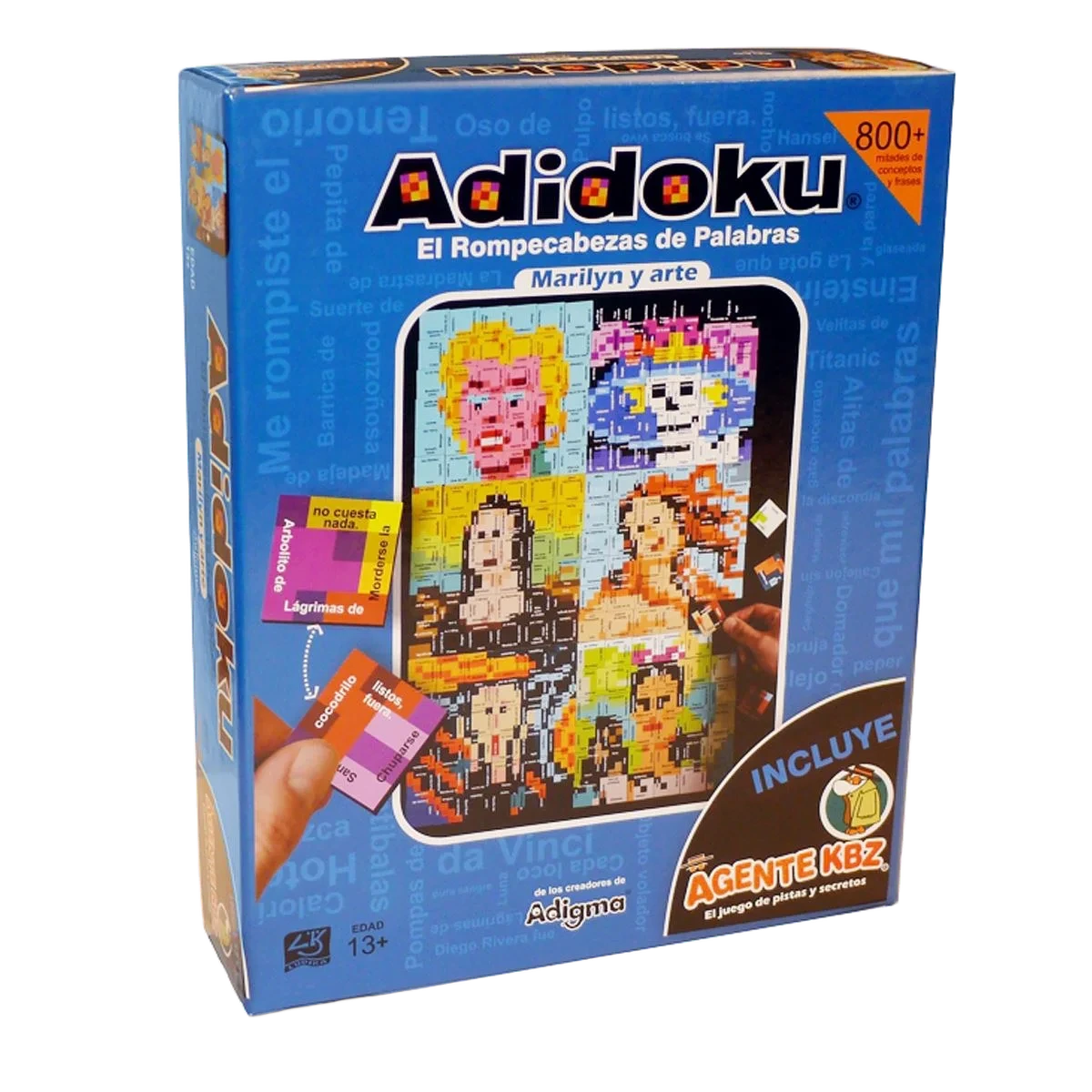 Caja del juego Adidoku: Marylin y Arte