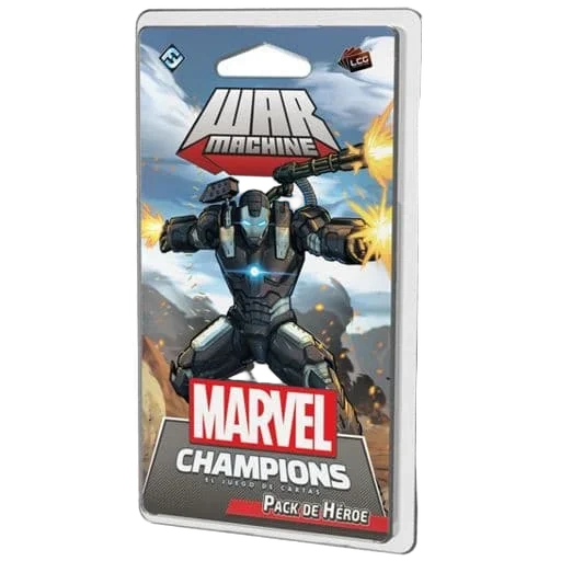 Caja del juego Marvel Champions: The Card Game – War Machine Hero Pack