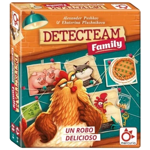 Caja del juego Detecteam Family: Un Robo Delicioso