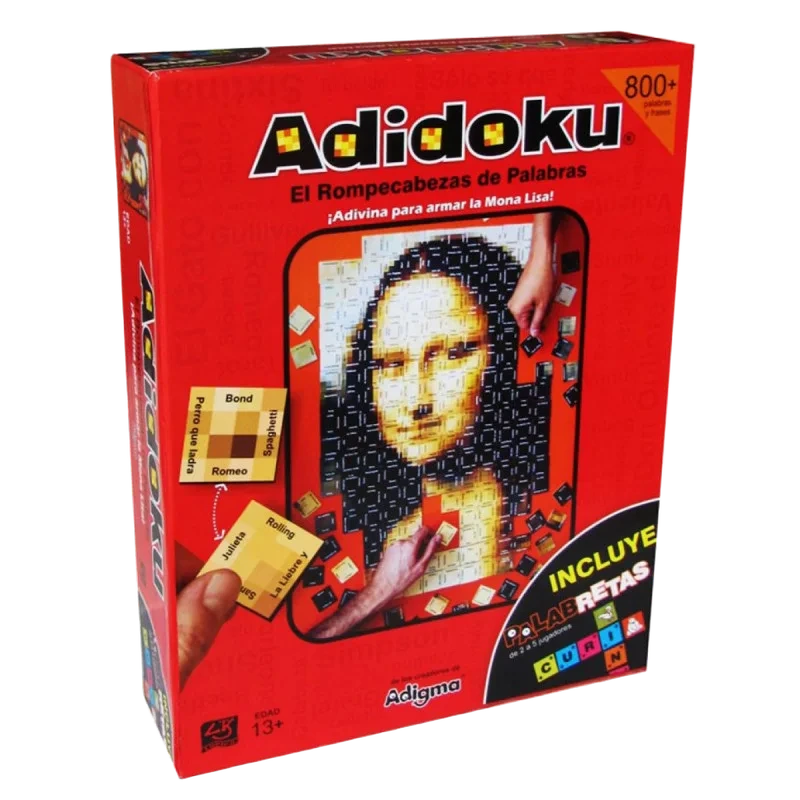 Caja del juego Adidoku: Mona Lisa