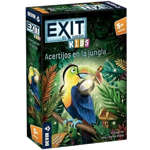 Caja del juego EXIT: Kids – Acertijos en la jungla
