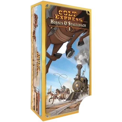 Caja del juego Colt Express: Horses & Stagecoach