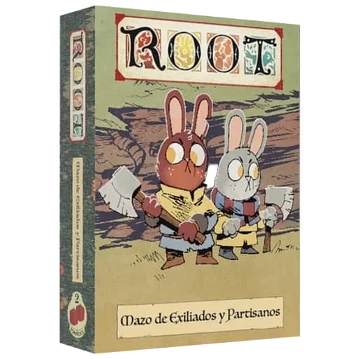 Caja del juego Root: The Exiles and Partisans Deck