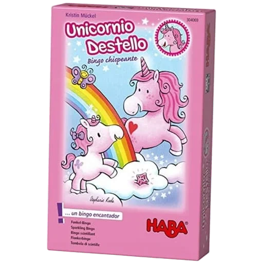 Caja del juego Einhorn Glitzerglück: Funkel-Bingo