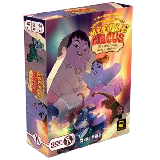Caja del juego Meeple Circus: Show Must Go On!