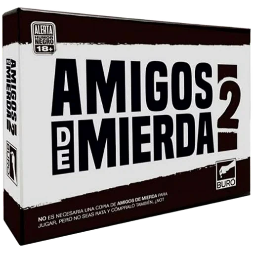 Caja del juego Amigos de Mierda 2