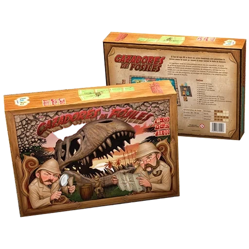 Caja del juego Cazadores de Fosiles