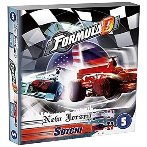 Caja del juego Formula D: Circuits 5 – New Jersey & Sotchi
