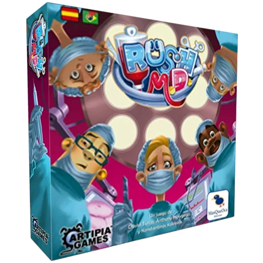 Caja del juego Rush M.D.
