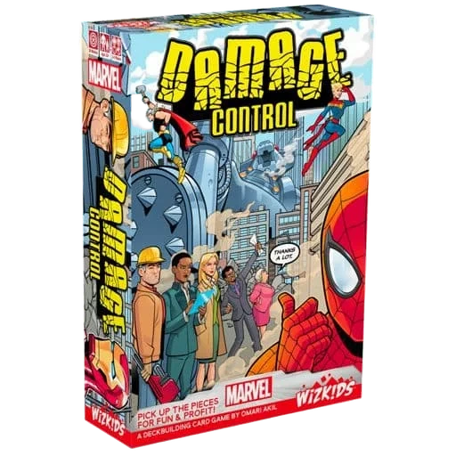 Caja del juego Marvel: Damage Control
