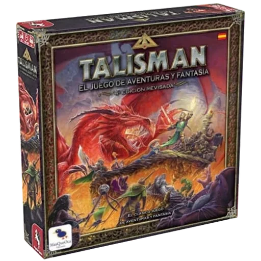 Caja del juego Talismán: El Juego de la Búsqueda Mágica