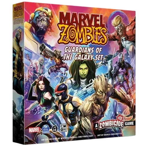 Caja del juego Marvel Zombies: A Zombicide Game – Guardians of the Galaxy Set