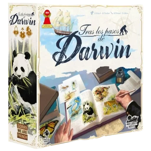 Caja del juego Tras los pasos de Darwin