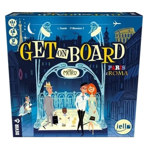 Caja del juego Get on Board: Paris & Roma