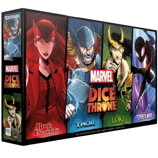 Caja del juego Marvel Dice Throne
