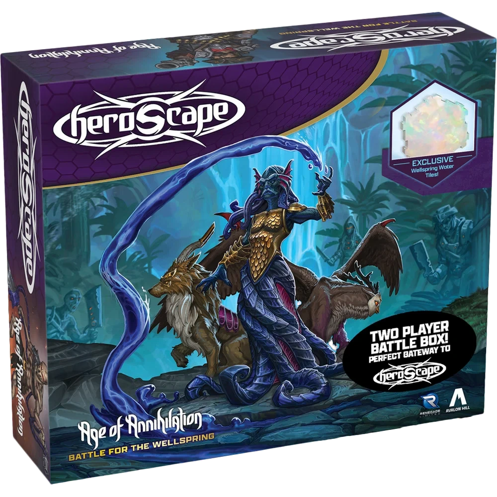 Caja del juego Heroscape: Age of Annihilation – Battle for the Wellspring