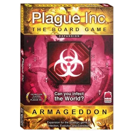 Caja del juego Plague Inc.: The Board Game – Armageddon