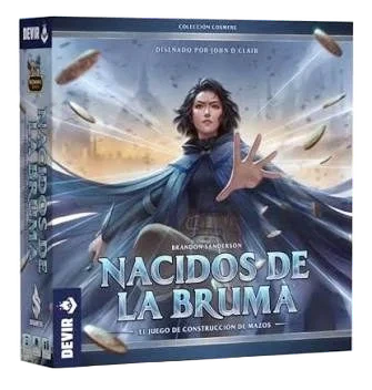 Caja del juego Nacidos de la Bruma: El juego de construcción de mazos