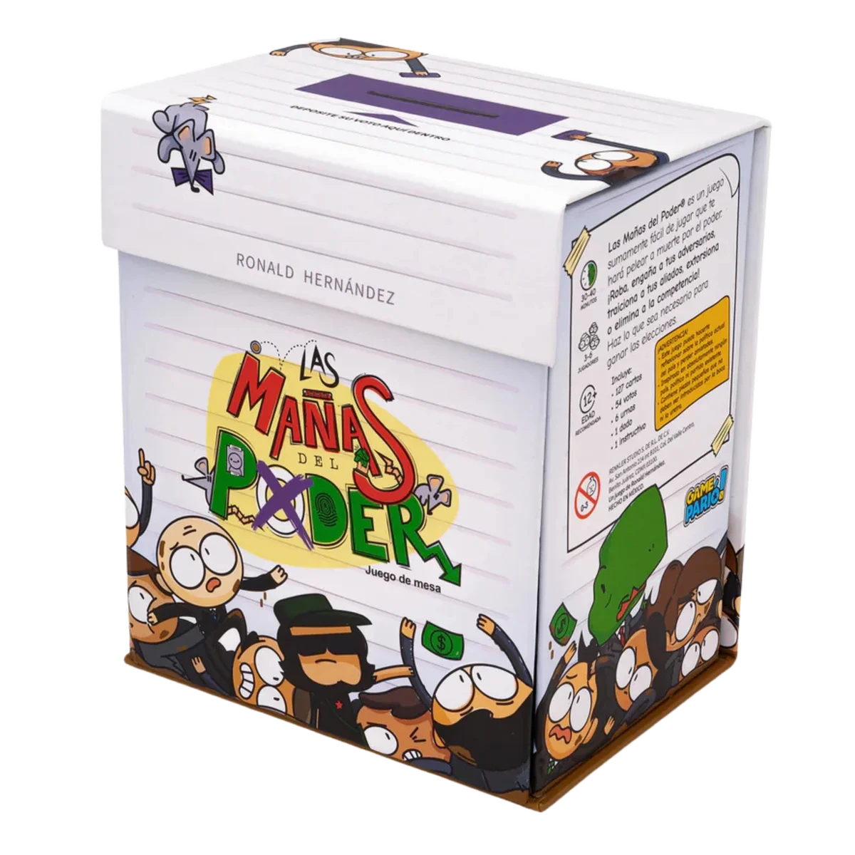 Caja del juego Las Mañas del Poder