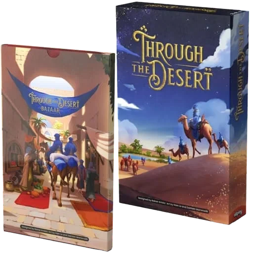 Caja del juego Through the Desert: Bazaar
