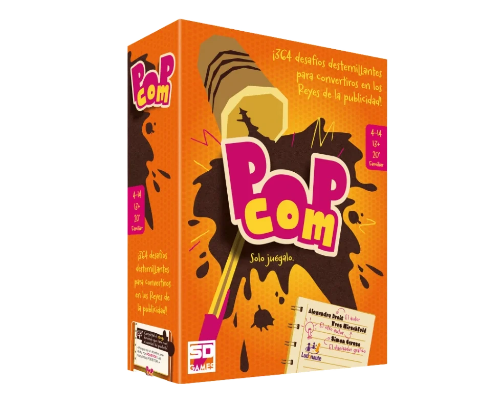 Caja del juego Pop Com
