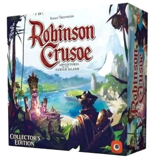 Caja del juego Robinson Crusoe: Adventures on the Cursed Island