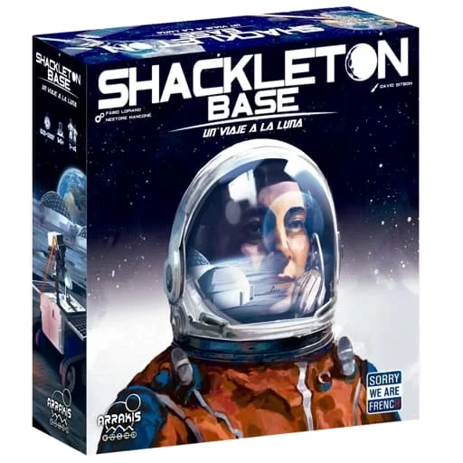 Caja del juego Shackleton Base: Un viaje a la Luna