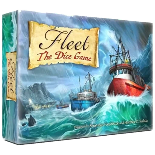Caja del juego Fleet: The Dice Game