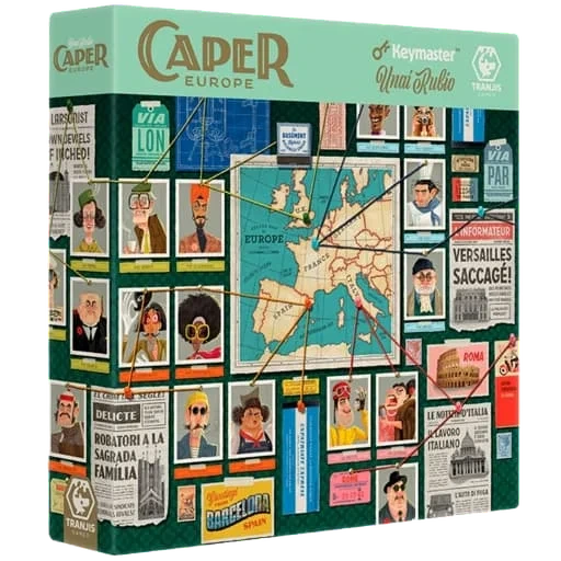 Caja del juego Caper: Europe