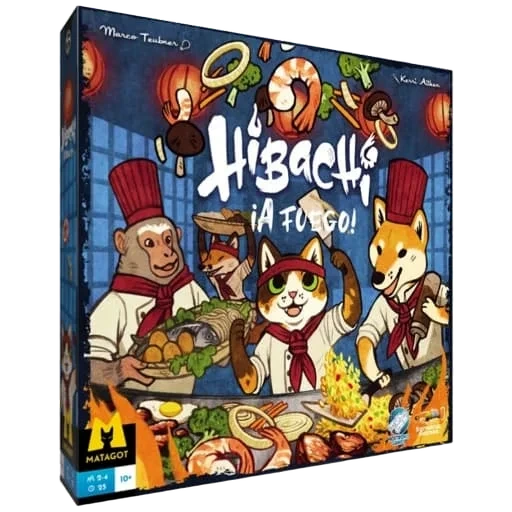 Caja del juego Hibachi ¡A Fuego!