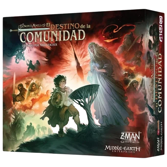 Caja del juego El Señor de los Anillos: El Destino de la Comunidad