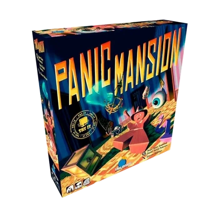 Caja del juego Panic Mansion