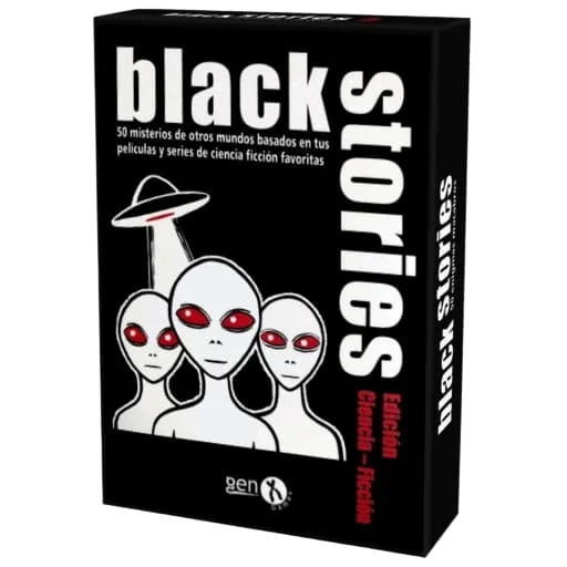 Caja del juego Black Stories: Edición Ciencia-Ficción