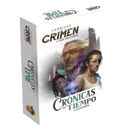 Caja del juego Crónicas del Crimen: La Saga Millenium  – Crónicas del Tiempo (Expansión)