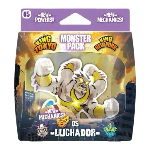 Caja del juego King of Tokyo/New York: Monster Pack – Luchador